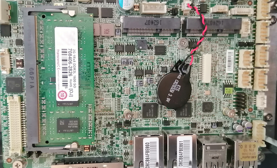 C) The main computer of the controller with a 2G DDR3L RAM module from Transcend. Ethernet NICs are connected to automotive-grade controllers from Intel.