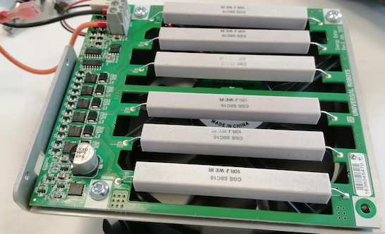 G) The energy-eater board. This component tends to overheat a fair bit and should generally be checked in case of failure for signs of degradation.