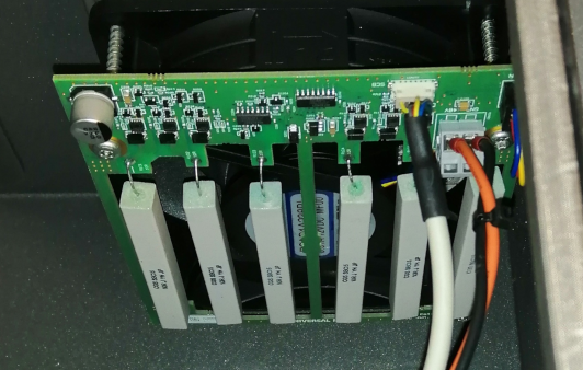 D) The energy-eater board. This component tends to overheat a fair bit and should generally be checked in case of failure for signs of degradation.