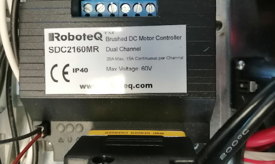 I) Both the safety programmable logic controller (PLC) and the on-board controller are connected to a Mikrotik hAP ac. A 2.4/5GHz dual-band omnidirectional access point.